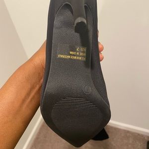 Fashion Nova Thigh High Black Heels